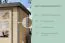 Holz Gartenhaus Anbaudach naturbelassen/graualuminium – Trapezblech-Pultdach, Zylinderschloss Doppelflügeltür, metallverstärkte-Ecken, 2,98 × 2,42m