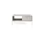 Couchtisch mit einer Schublade Worthing 55, Farbe: Grau / Gold - Abmessungen: 46 x 104 x 68 cm (H x B x T)