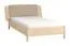 Kopfteilpolsterung  für Einzelbett / Gästebett Aegir 29 / 30 / 31, Farbe: Braun, Maße: 47,5 x 120 x 4 cm