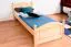 Kinderbett / Jugendbett Kiefer massiv Vollholz natur 82, inkl. Lattenrost - 80 x 200 cm (B x L)