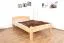 Einzelbett / Gästebett "Easy Premium Line" K5, 140 x 200 cm Buche Vollholz massiv Natur, inkl. Lattenrost