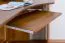 Schreibtisch Kiefer massiv Vollholz Eichefarben Rustikal Junco 185 - Abmessungen: 74 x 138 x 83 cm (H x B x T)