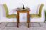 Tisch Kiefer massiv Vollholz Eichefarben Rusikal Junco 233A (eckig) - 60 x 60 cm (B x T)