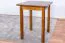 Tisch Kiefer massiv Vollholz Eichefarben Rusikal Junco 233A (eckig) - 60 x 60 cm (B x T)