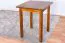 Tisch Kiefer massiv Vollholz Eichefarben Rusikal Junco 233A (eckig) - 60 x 60 cm (B x T)