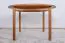 Tisch Kiefer massiv Vollholz Eichefarben Rustikal Junco 235B (rund) - Durchmesser: 120 cm