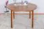 Tisch Kiefer massiv Vollholz Eichefarben Rustikal Junco 235B (rund) - Durchmesser: 120 cm