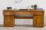 Schreibtisch Kiefer massiv Vollholz Eichefarben Rustikal Pipilo 19 - Abmessungen: 78 x 182 x 54 cm (H x B x T)