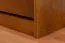 Schuhschrank Kiefer Vollholz massiv Eichefarben Rustikal Junco 216 - Abmessungen: 45 x 72 x 30 cm (H x B x T)