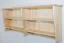 Bücherregal - 124 cm breit, Kiefer Holz-Massiv, Farbe: Natur