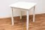 Tisch Kiefer massiv Vollholz weiß Junco 233B (eckig) - 75 x 75 cm (B x T)