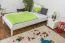 Kinderbett / Jugendbett massives Kiefernholz, inklusive Lattenrost weiß lackiert, Maße: 90 x 200 cm