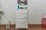 Kommode Kiefer massiv Vollholz weiß lackiert Junco 145 - Abmessung 100 x 60 x 42 cm