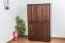 Kleiderschrank massiv, Farbe: Nuss 190x120x60 cm