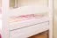 Etagenbett / Stockbett "Easy Premium Line" K17/n, Buche Vollholz massiv Weiß, Liegefläche: 90 x 200 cm (B x L), teilbar