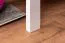 Etagenbett für Erwachsene "Easy Premium Line" K20/n, Kopf- und Fußteil gerade, Buche Vollholz massiv Weiß - 90 x 200 cm (B X L), teilbar