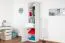 Jugendzimmer - Regal Alard 03, Farbe: Weiß - Abmessungen: 195 x 45 x 40 cm (H x B x T)