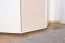 Kleiderschrank / Eckkleiderschrank / Drehtürenschrank Jugendzimmer Weiß 198x86x86 cm