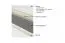 Matratze Best Memory mit PU Schaum - Abmessungen: 100 x 200 cm