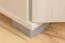 Kommode Camprodon 16, Farbe: Eiche Weiß - 80 x 150 x 40 cm (H x B x T)