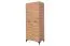 Kleiderschrank mit viel Stauraum Pandrup 17, Farbe: Eiche - Abmessungen: 200 x 80 x 51 cm (H x B x T), mit 2 Türen und 2 Fächern