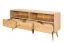 TV-Unterschrank Eiche massiv natur Aurornis 58 - Abmessungen: 64 x 142 x 40 cm (H x B x T)