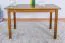 Tisch Kiefer massiv Vollholz Eichefarben Rustikal Junco 227D (eckig) - 120 x 60 cm (B x T)