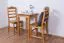 Tisch Kiefer massiv Vollholz Erlefarben Junco 233A (eckig) - 60 x 60 cm (B x T)