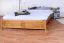 Doppelbett / Gästebett Kiefer massiv Vollholz Erlefarben 77C, inkl. Lattenrost - 180 x 200 cm (B x L)