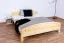 Doppelbett / Gästebett Kiefer massiv Vollholz natur 87, inkl. Lattenrost - 160 x 200 cm (B x L)