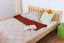 Doppelbett / Gästebett Kiefer massiv Vollholz natur 65, inkl. Lattenrost - 160 x 200 cm