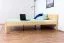 Kiefer Massivholz Bettgestell 160 x 200 cm Natur