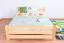 Kinderbett / Jugendbett Kiefer massiv Vollholz natur 83, inkl. Lattenrost - 140 x 200 cm (B x L)