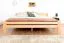 Doppelbett "Easy Premium Line" K4, 200 x 200 cm Buche Vollholz massiv Natur, inkl. Lattenrost