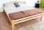 Doppelbett "Easy Premium Line" K4, 200 x 200 cm Buche Vollholz massiv Natur, inkl. Lattenrost