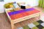Jugendbett "Easy Premium Line" K4, 200 x 200 cm Buche Vollholz massiv Natur, inkl. Lattenrost
