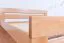 Jugendbett "Easy Premium Line" K6,200 x 200 cm Buche Vollholz massiv Natur