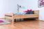 Jugendbett "Easy Premium Line" K6,200 x 200 cm Buche Vollholz massiv Natur