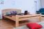Doppelbett "Easy Premium Line" K5, 160 x 200 cm Buche Vollholz massiv Natur, inkl. Lattenrost