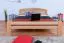 Doppelbett "Easy Premium Line" K5, 160 x 200 cm Buche Vollholz massiv Natur, inkl. Lattenrost