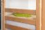 Etagenbett für Erwachsene "Easy Premium Line" K20/n, Kopf- und Fußteil gerade, Buche Vollholz massiv Natur - 90 x 200 cm (B X L), teilbar