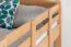 Stockbett für Erwachsene "Easy Premium Line" K21/n, Kopf- und Fußteil gerundet, Buche Vollholz massiv Natur - 90 x 200 cm (B x L), teilbar