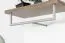 Garderobe Sagone 03, Farbe: Eiche Dunkelbraun / Weiß - Abmessungen: 142 x 50 x 27 cm (H x B x T)