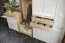 Kommode Gataivai 16, Farbe: Beige Hochglanz / Walnuss - 99 x 78 x 36 cm (H x B x T)