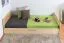Kiefer Holzbett Bettgestell 90 x 200 cm Natur