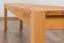 Hockerbank Buche Massivholz