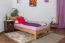 Jugendbett Wooden Nature 02 Kernbuche massiv geölt - Liegefläche 90 x 200 cm (B x L)