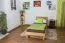 Jugendbett Wooden Nature 02 Kernbuche massiv geölt - Liegefläche 90 x 200 cm (B x L)