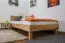 Bett 120 x 200 cm Kernbuche massiv geölt