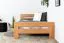 Jugendbett / Kinderbett "Easy Premium Line" K6, 120 x 200 cm Buche Vollholz massiv Natur